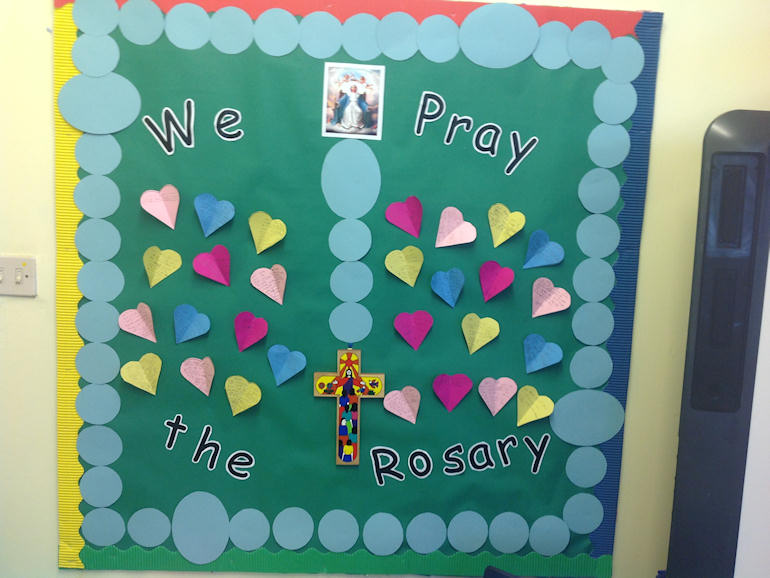 We Pray the Rosary display