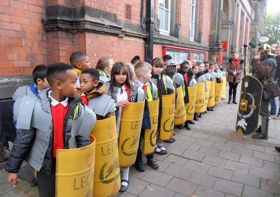 Year 3’s Roman Day at Grosvenor Museum