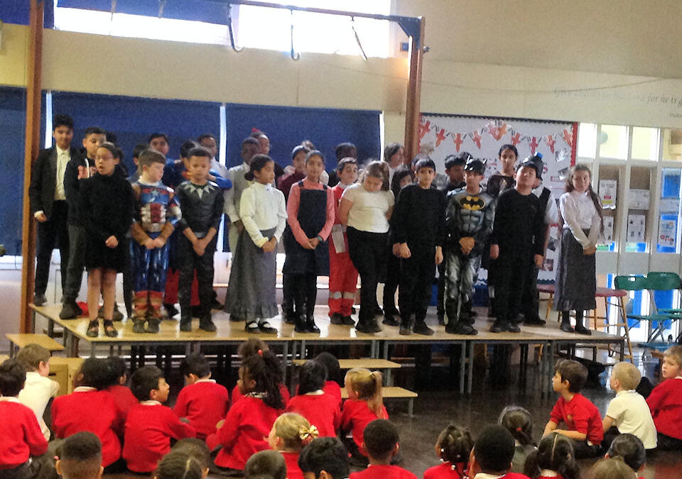 Year 5 Assembly on Heroes